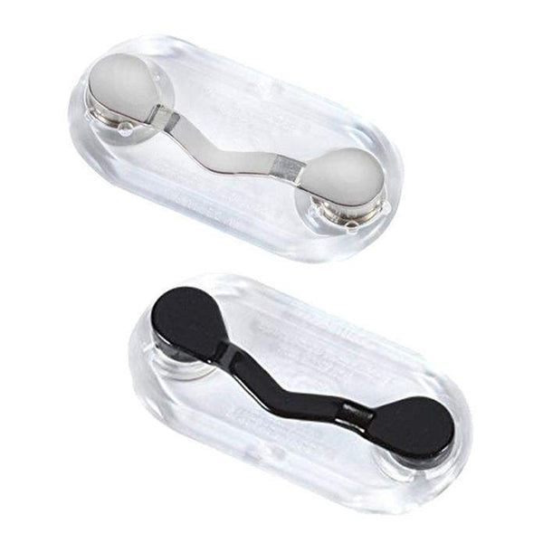 Stainless Steel & Classic Black (2-Pack)